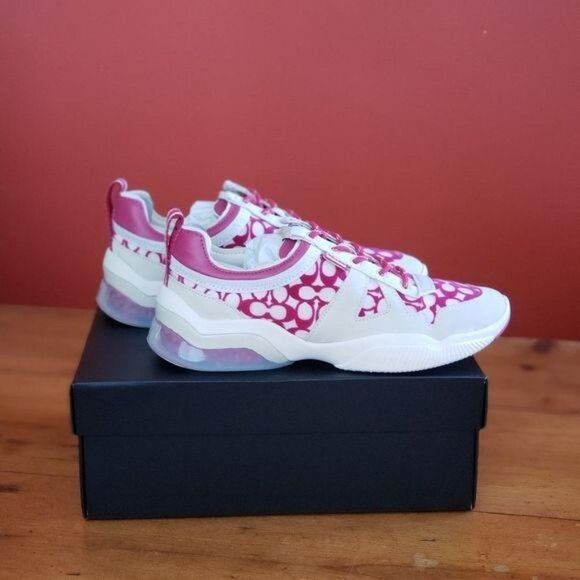 Coach Citysole Signature Mesh Running Sneakers Walking Outdoor Size 8.5B Pink - Picture 7 of 16